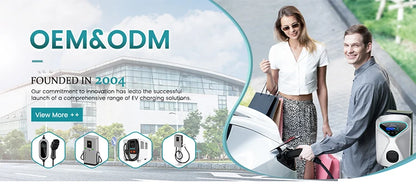 New Commercial Wall-mounted EV Charger Station SAE J1772 Type1 11.5kW Home Fast Charging TUV CE Certified