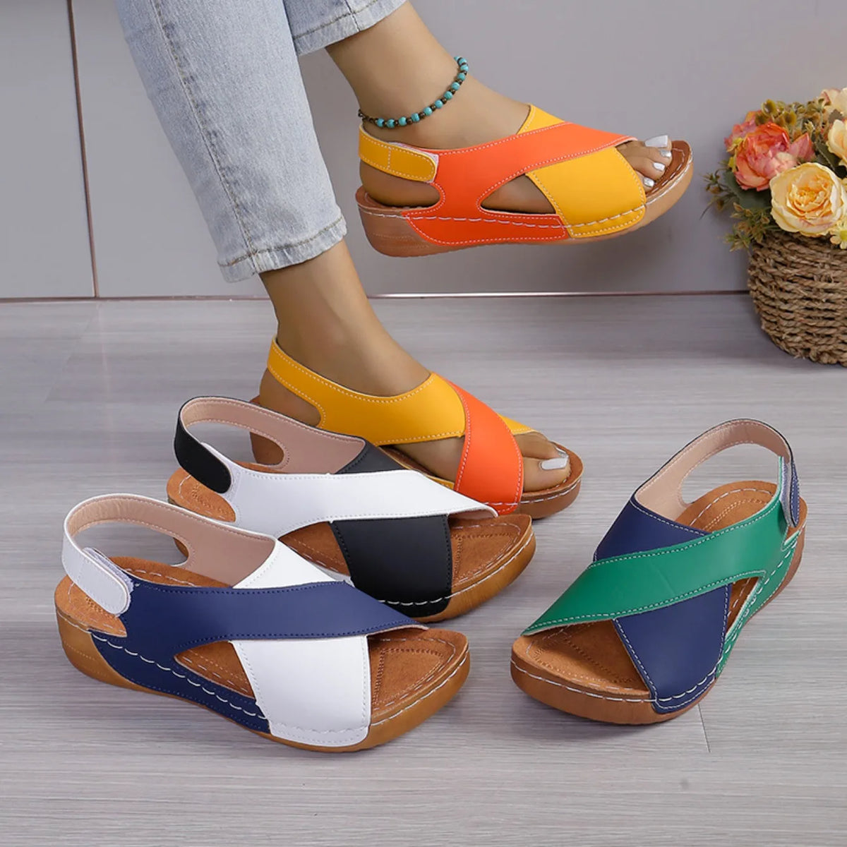 Women Platform Sandals Summer 2026 New Sandals Luxury Designer Shoes for Women Casual Beach Sandals Sandalias De Mujer