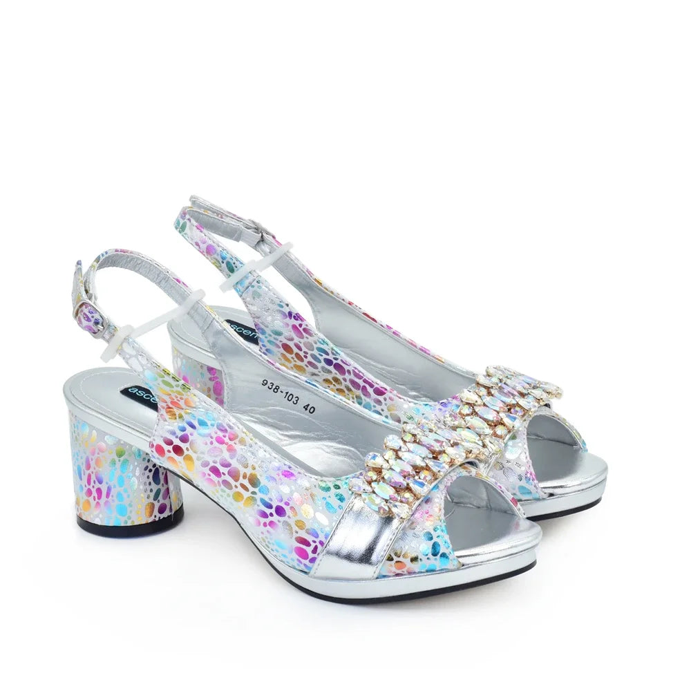 New Arrival Shoes and Bags Set for Women 2026 Luxury Nigerian Shoe and Bag Set for Women Italy Rhinestone Wedding Party Pumps