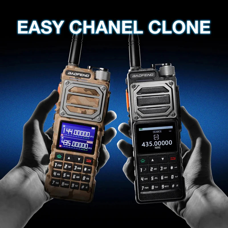 Gps 10W Baofeng Uv-25Plus Walkie Talkie Long Range 5200Mah Battery Am Vhf Uhf Ham Radio For Dm32 Uv32 Uv-25 Pro Max
