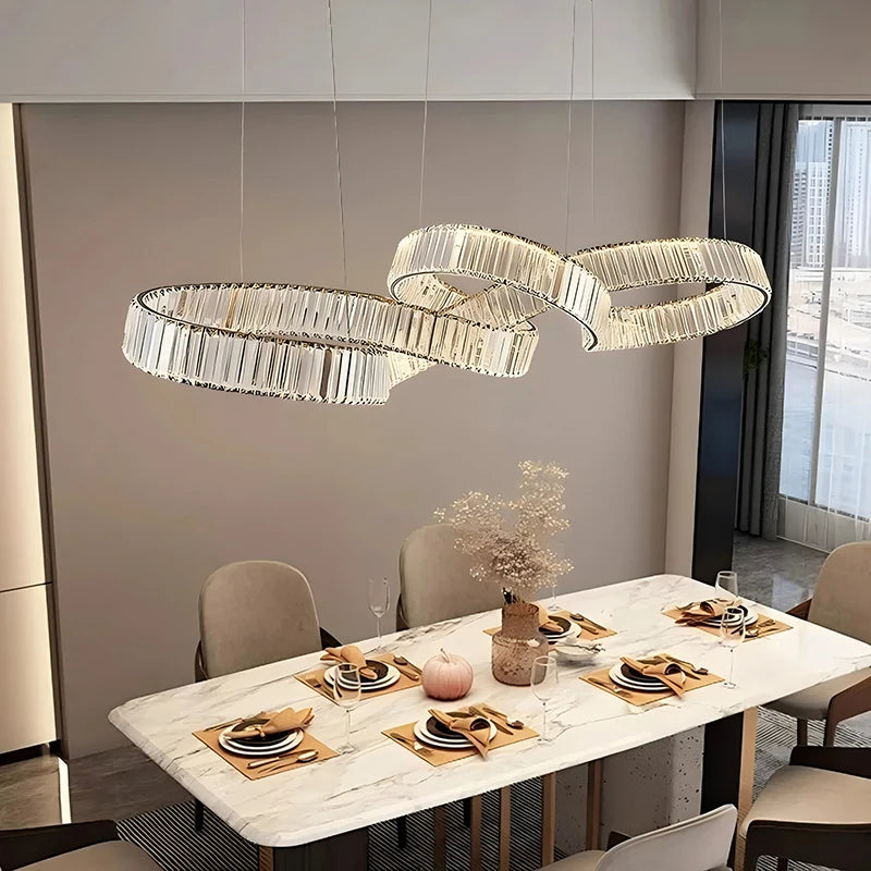 home decorationPendant lights, luxury crystal living room chandelier, dining room Pendant lamp, ceiling light, indoor lighting