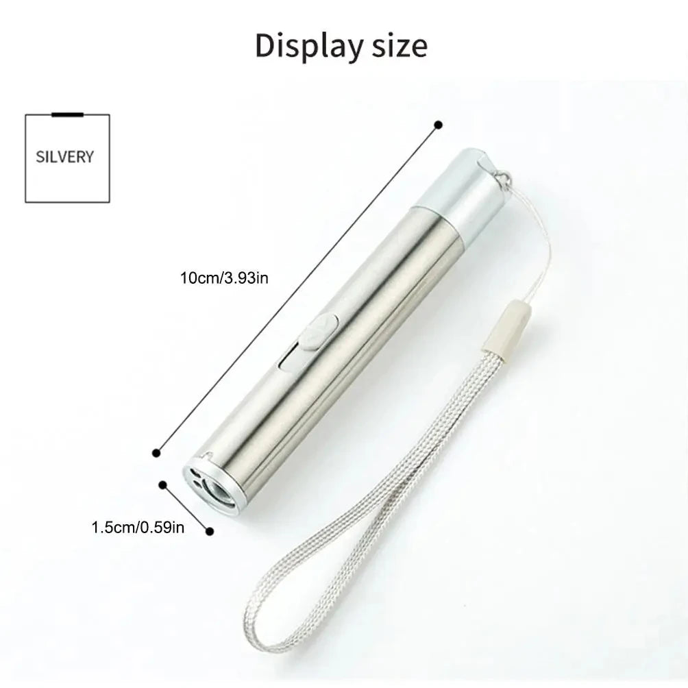 Pointer USB Charging Rechargeable 3-in-1 Flashlight Infrared Multifunction UV Teaching Lighting Gifts Pet Training