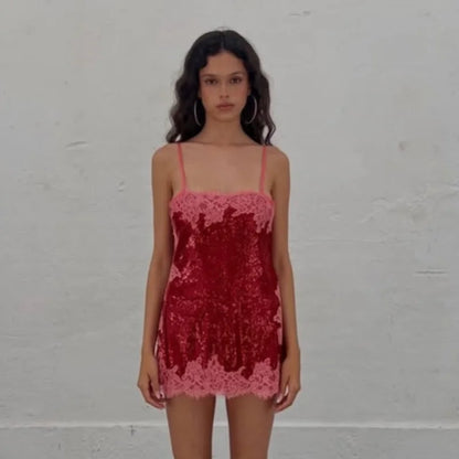 Sexy Sequin Sling Slim Short Dress Women Chic Sleeveless Off Shoulder Slim Dresses 2026 Lady Evening Party Club Vestidos New