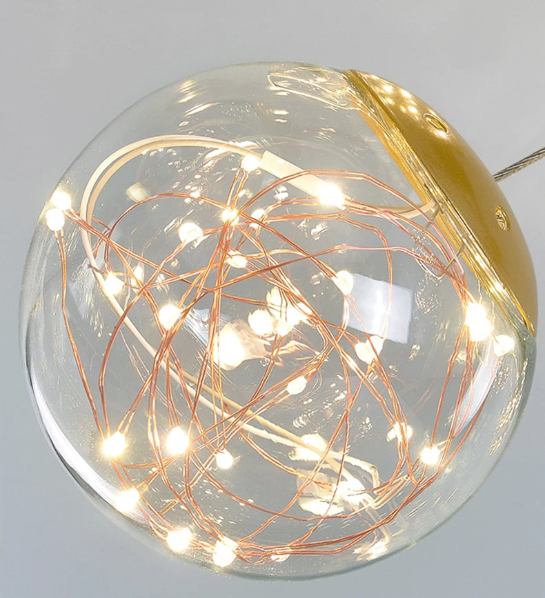 Modern home decor led lights pendant light lamps forstaircase Chandeliers for living room hanging light indoor lighting