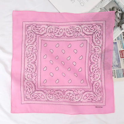 21 Colors Summer Ip Hop Bandana Casual Elegant Thin Breathable Neck Women Head Wrap Hair Scarves Shawl for Women/Men/Boys/Girls