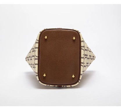 CH Large Capacity Commuter Travel Handbag Luxury Brand Fashion Texture Letter Printed Women's Shoulder Bag