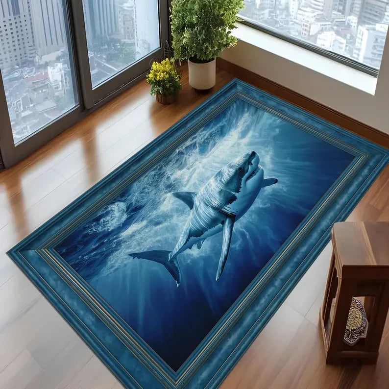 3D Underwater Rug Huge Crack Carpet Huge Crack Rug 3D Looking Carpet Looking Rug Optical Illusion Carpet Optical Illusion Rugs