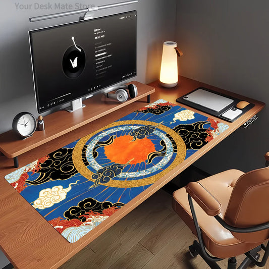 Art Amaterasu Mouse Pad Non-slip Rubber Gamer Balance Computer Mat Decoracion Deskmat Laptop Office Large