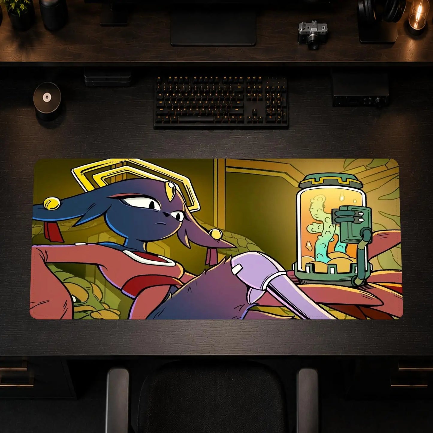 Nine Sols Mouse Pad Gaming office Non-slip Desk Mat Diy Mousepad Large Game Keyboard overlock