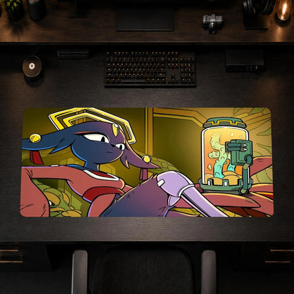 Nine Sols Mouse Pad Gaming office Non-slip Desk Mat Diy Mousepad Large Game Keyboard overlock