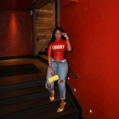 Women's Summer And Fall Letter Print Short-Sleeve T-Shirt Top, Vacation-Style Hot Girl Short-Sleeve Top