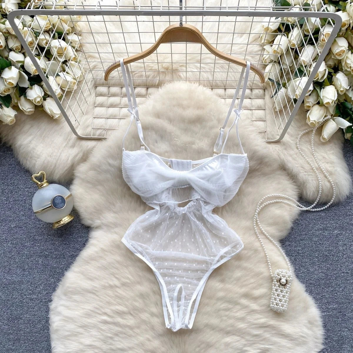 Woman Lace Splice Hollow out Design Women's Bodysuit Base Layer Small Vest High Waist Straight Tube Fashion Sexy Bodysuit New