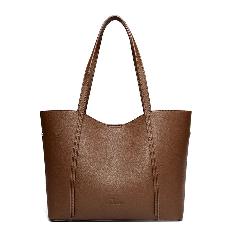 Luxury Designer Women Bags High Quality Leather Shoulder Crossbody Messenger Tote Bag Branded Large Handbag Purses for Female