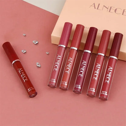 Combination Lipstick Set Makeup for Women Waterproof Long Lasting Cosmetics Matte Velvet Nude Color Lipstick Makeup Gift Box