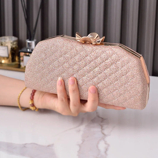 Light Pink Purse Ladies Elegant Bride Vintage Handbags for Women Designer Luxury Crossbody Bag Brand Velvet Evening Clutch Bag