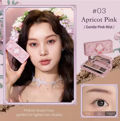 Flower Knows All In One Makeup Sets Gift Box Perfume Blush Cream Matte Lipstick Highlighter Full Kit De Maquillaje