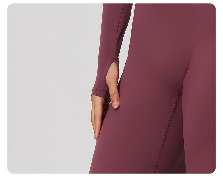Summer Long Sleeve Yoga Suit Women's Tracksuits Gym Clothes Training Sportswear Fitness Sports Bodysuit Female Workout Overalls