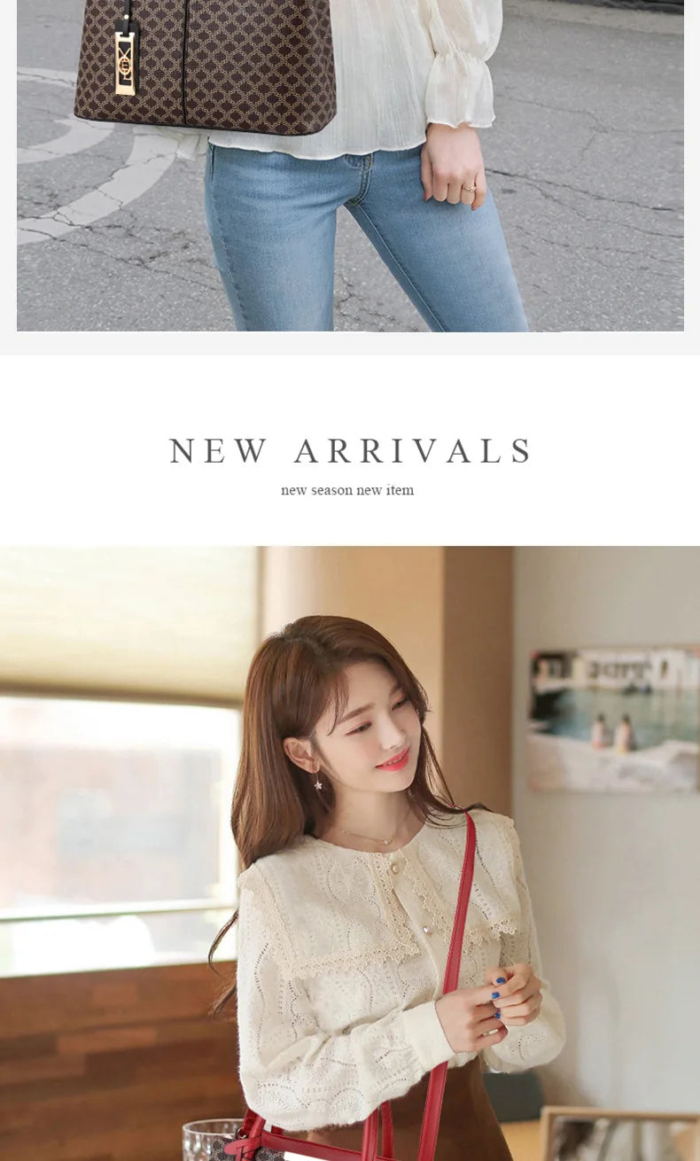 High Quality Ladies Shoulder Bag Women Handbag Designer Large Capacity Printing Women's Shopping Messenger Bags Bolso Mujer