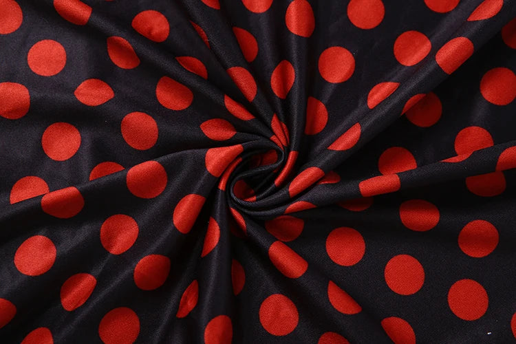 Sisterlinda Sexy Women Polka Dot Print 2 Piece Set Hollow Bandages Low-Neck Tank Top+Bike Short Street Party Vacation Suits