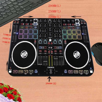 Mairuige Mixing-Console Pioneer Dj Keyboard Mouse Set Table Mat Laptop Accessories Mouse for Computer Mouse Mats Carpet Rog