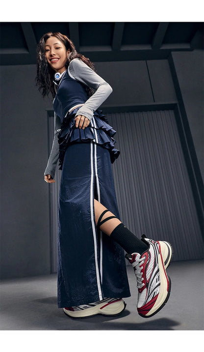 Xtep Basque 3.0 Trendy Cushioning Stable Soft Flexible Rubber Thick Sole Daily Sports Female Shoes 874218320006