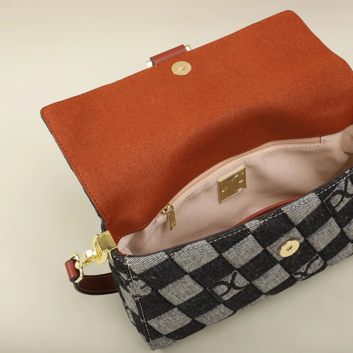 PATSY PG GARIS 2026 Women's Latin American Style Shoulder Bag New Cowboy Splicing Design All-season Suitable Crossbody Bag