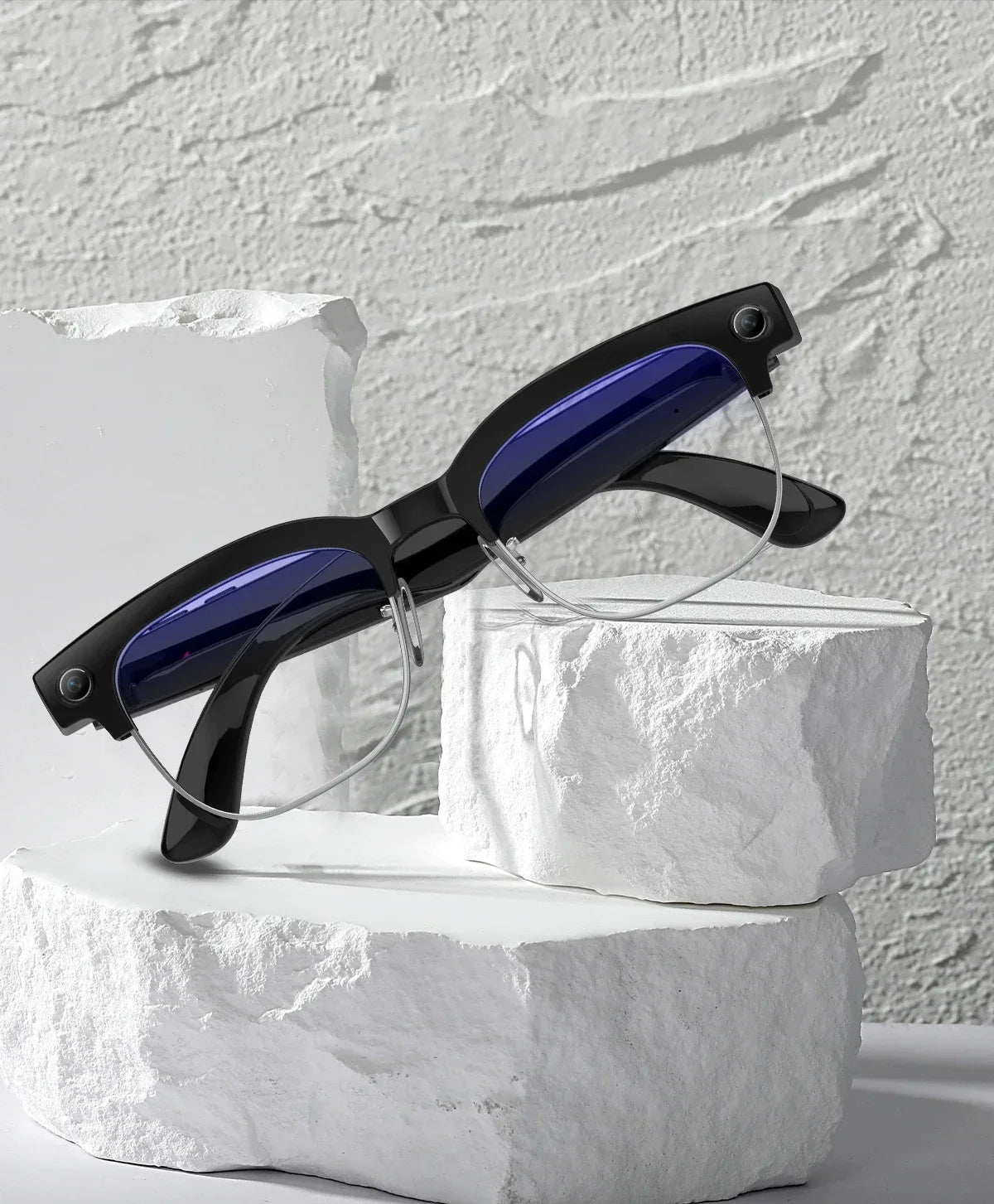 2026 New Smart AI Glasses AI Intelligent Translation 4K Ultra HD 8MP HD Camera AI Voice Wake-up Photo Recording AI Smart Glasses