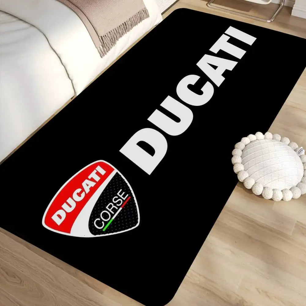 Motorcycle Racing D-Ducaties Floor Mat Rectangle Anti-slip Home Soft Badmat Front Door Indoor Outdoor Mat Welcome Doormat