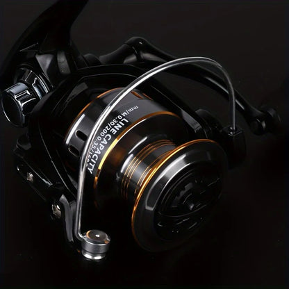 BILLINGS Spinning Reel 12KG Max Drag 5.2:1 Gear Ratio Metal Spool Durable Professional Fishing Reels, Multipurpose for Freshwater Saltwater Bass Trout Salmon Fishing