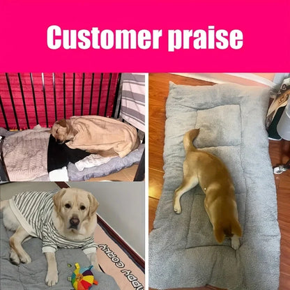 Large Size Ultra Soft Polyester Pet Bed for Dogs and Cats Sofa Cushion Pet Mat for Home