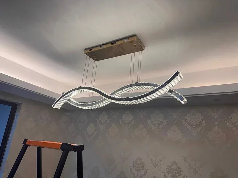 home decorationPendant lights, luxury crystal living room chandelier, dining room Pendant lamp, ceiling light, indoor lighting