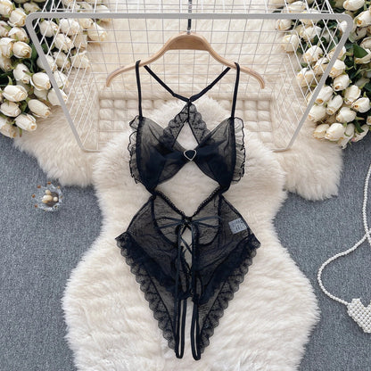 Woman Lace Splice Hollow out Design Women's Bodysuit Base Layer Small Vest High Waist Straight Tube Fashion Sexy Bodysuit New