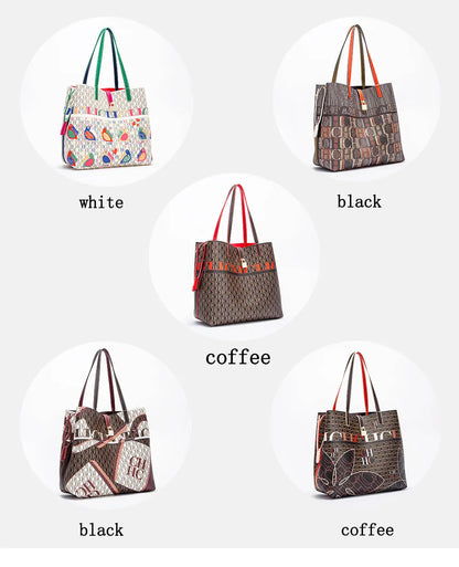 CH Ladies Handbag Large Capacity Shoulder Bag Ladies Handbag Luxury Brand 2026 New Multifunctional Fashion Design Classic Retro