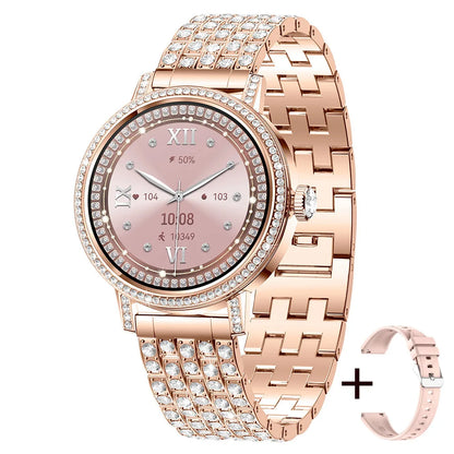 Luxury Bluetooth Call Smartwatch Women's Smart Watch Clock Ladies Gift Fitness Tracker Wrist Watches for Woman Android iOS 2026
