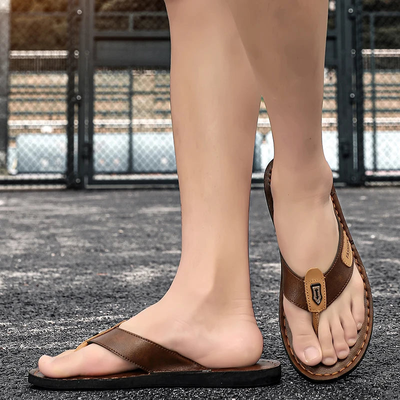Hot-selling Summer Slippers for Men Soft Sole Slides New Arrival Male Flip Flops Leisure Walk Men's Casual Sandals New Half Drag