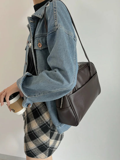 CGCBAG Vintage Designer Luxury Women Tote Bag Casual Lage Capacity Female Shoulder Bag High Quality PU Leather Ladies Handbags