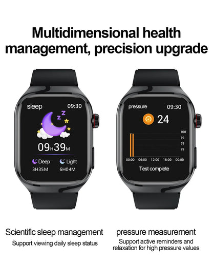 TK16 Smart Watch Men 2.04 Inch Amoled Bluetooth Call AI Voice ECG Health Monitoring SOS Sports Fitness Tracker Women Smartwatch