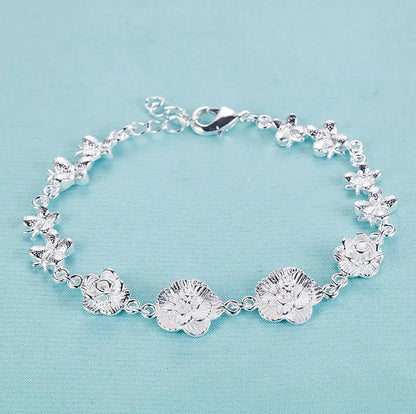 925 Sterling Silver Bracelet Heart High Quality Romance Chain For Woman Men Fashion Engagement Party Wedding Jewelry Gift