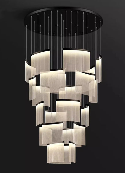 Modern home decor led lights pendant light lamps forstaircase Chandeliers for living room hanging light indoor lighting