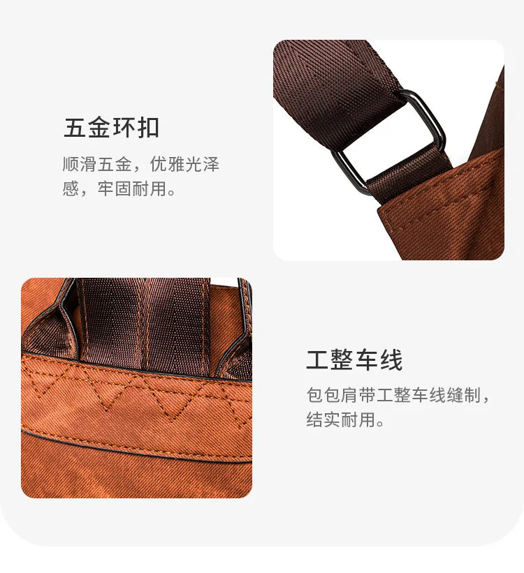 Trendy Women's Backpack Soft Leather Versatile Shoulder Crossbody Bag Large Capacity Travel Backpack Designer Luxury Storage Bag