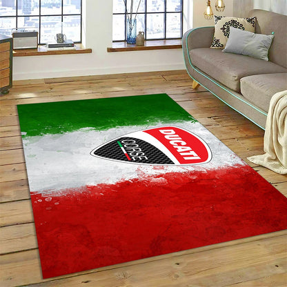 3D Racing Motorcycle Sign Carpet Rug for Living Room Bedroom Home Sofa Decoration,kids Play Non-slip Floor Mat Christmas Gift