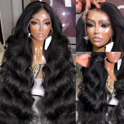 40 Inch 13x6 Hd Straight Lace Frontal Wigs Transparent Brazilian Lace Front Human Hair Wig For Women 360 Full Lace Wig
