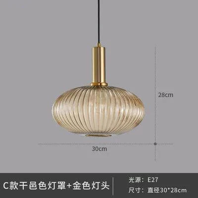 Modern LED Nordic Glass Pendant Lights Fixtures Bedroom Dinning Living Room Light Hanging Lamp Hanglamp Luminaire