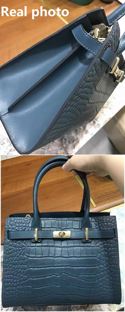 New Arrived ZOOLER Woman Genuine Leather Bag Real Skin Female Shoulder Bags for Business Ladies Top Handle Handbags Purse#wg383