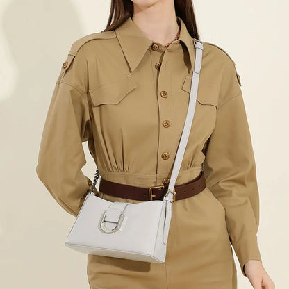 Genuine Leather Women's Bag Luxury Designer Adjustable Shoulder Bags Classic Crossbody Chain Bag Cowhide Fashion Handbags 2979