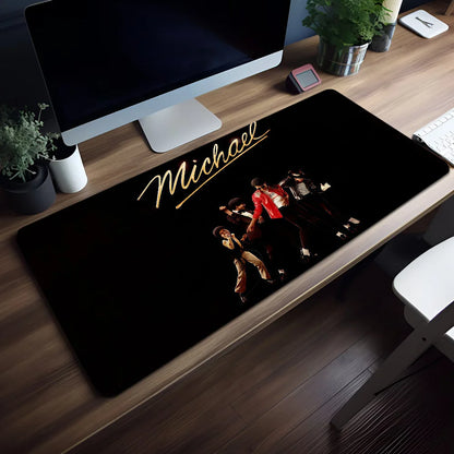 Singer Pop Mouse M-Michael Pad Non-slip Lockedge Jackson Office King Student Gaming of Thickened Large Writing Cushion MousePad