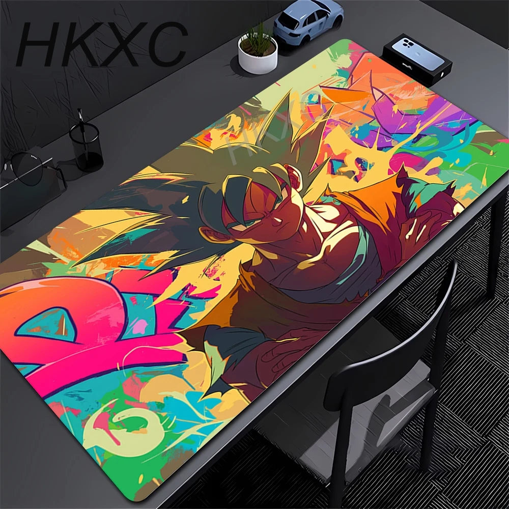 Large PC Mousepad Rubber Gamer Mouse Pad Gaming Mouse Pads Desk Keyboard Mat DBZ Dragon Ball Z Computer Laptop Mat For CSGO LOL