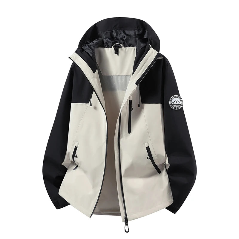 CHRLCK Men Women Hiking 3IN1 Jackets Waterproof Fleece Windproof Windbreaker Camping Climbing Trekking Outdoor Jacket Autumn