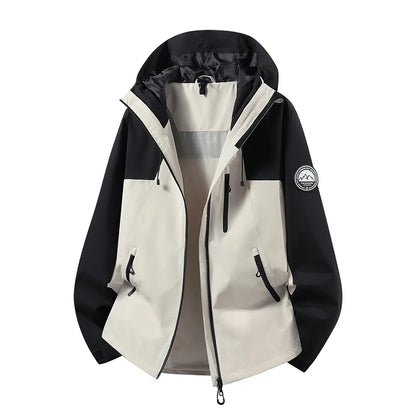 CHRLCK Men Women Hiking 3IN1 Jackets Waterproof Fleece Windproof Windbreaker Camping Climbing Trekking Outdoor Jacket Autumn