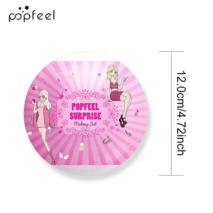 POPFEEL Makeup Gift Set Includes Lipstick, Eyeshadow, Concealer, Can Be Given As a Gift to Family Members, Lovers, or Friends.